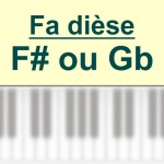 Accords piano, Fa dièse – F # ou G b