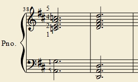 Accords, extrait de la 1ere Gymnopédie de Satie